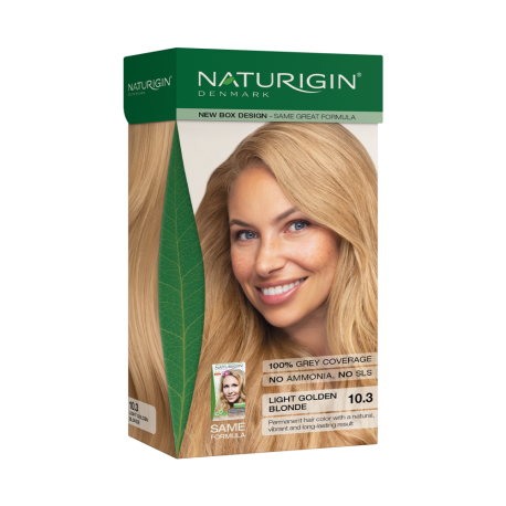 Vopsea NATURIGIN 10.3 Blond bej auriu